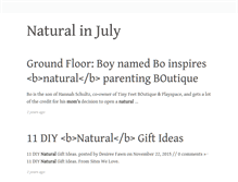 Tablet Screenshot of naturalinjuly.tumblr.com