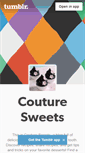 Mobile Screenshot of couturesweets.tumblr.com