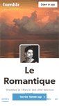 Mobile Screenshot of leromantique.tumblr.com