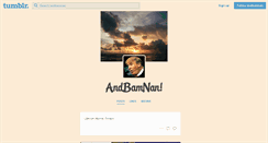 Desktop Screenshot of andbamnan.tumblr.com
