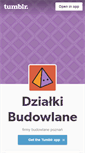 Mobile Screenshot of dzialkibudowlane.tumblr.com
