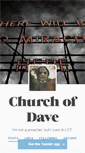 Mobile Screenshot of churchofdave.tumblr.com