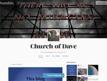 Tablet Screenshot of churchofdave.tumblr.com