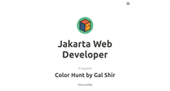 Desktop Screenshot of idwebdeveloper.tumblr.com