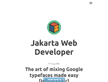 Tablet Screenshot of idwebdeveloper.tumblr.com