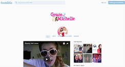 Desktop Screenshot of gracenmichelle.tumblr.com