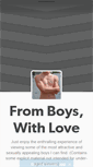 Mobile Screenshot of fromboyswithlove.tumblr.com