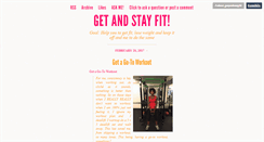 Desktop Screenshot of getandstayfit.tumblr.com