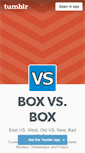 Mobile Screenshot of boxvsbox.tumblr.com