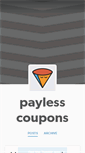 Mobile Screenshot of paylesscoupons.tumblr.com