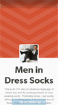 Mobile Screenshot of mendresssocks.tumblr.com