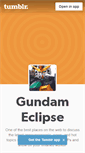 Mobile Screenshot of gundameclipse.tumblr.com