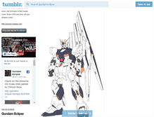 Tablet Screenshot of gundameclipse.tumblr.com