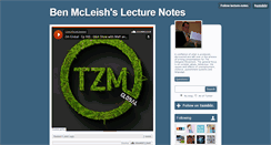 Desktop Screenshot of lecture-notes.tumblr.com