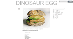 Desktop Screenshot of dinosauregg.tumblr.com