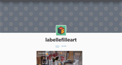 Desktop Screenshot of labellefilleart.tumblr.com