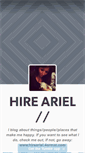 Mobile Screenshot of hireariel.tumblr.com