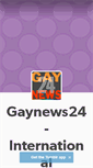 Mobile Screenshot of gaynews24international.tumblr.com