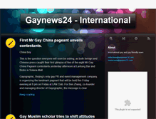 Tablet Screenshot of gaynews24international.tumblr.com