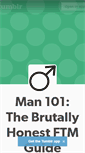 Mobile Screenshot of man101.tumblr.com