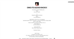 Desktop Screenshot of alexisknox.tumblr.com