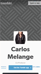 Mobile Screenshot of carlosmelange.tumblr.com
