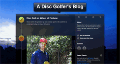 Desktop Screenshot of discgolfblog.tumblr.com