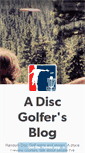 Mobile Screenshot of discgolfblog.tumblr.com