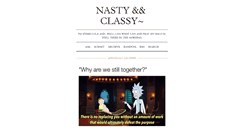 Desktop Screenshot of nastyandclassy.tumblr.com