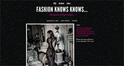 Desktop Screenshot of fashionknowsknows.tumblr.com