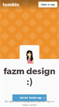 Mobile Screenshot of fazm-design.tumblr.com