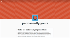 Desktop Screenshot of permanently-yours.tumblr.com