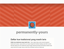 Tablet Screenshot of permanently-yours.tumblr.com