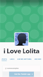 Mobile Screenshot of ilovelolita.tumblr.com