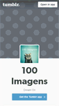 Mobile Screenshot of 100imagens.tumblr.com