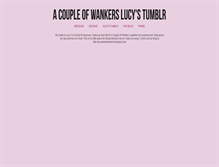 Tablet Screenshot of acoupleofwankers.tumblr.com