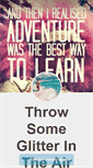 Mobile Screenshot of idthrowglitterintheair.tumblr.com