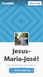 Mobile Screenshot of jesus-maria-jose.tumblr.com