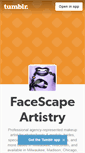 Mobile Screenshot of facescapeartistry.tumblr.com