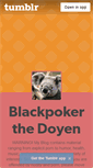 Mobile Screenshot of blackpoker.tumblr.com