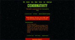 Desktop Screenshot of cisnormativity.tumblr.com