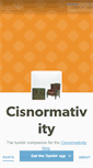 Mobile Screenshot of cisnormativity.tumblr.com