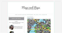 Desktop Screenshot of mapsandraps.tumblr.com