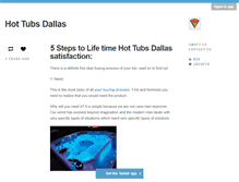 Tablet Screenshot of besthottubsdallas.tumblr.com