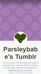 Mobile Screenshot of parsleybabe.tumblr.com