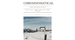 Desktop Screenshot of chromnomaticalicity.tumblr.com