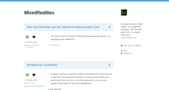 Desktop Screenshot of mixedrealities.tumblr.com