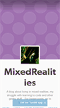 Mobile Screenshot of mixedrealities.tumblr.com