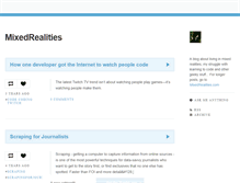 Tablet Screenshot of mixedrealities.tumblr.com
