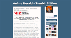 Desktop Screenshot of animeherald.tumblr.com